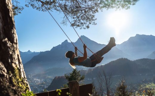 Wanderung zur berühmten Schaukel am Watzmann