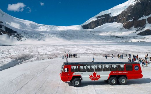 Columbia Icefield: Gletscher so weit das Auge reicht