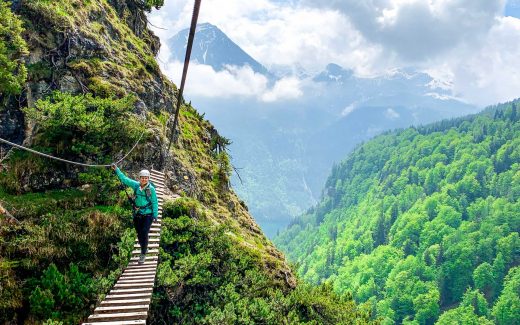 Klettersteig am Grünstein: Mit Königssee und Watzmann-Blick