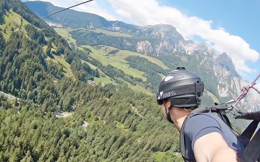 Ziplining in Leogang: Mit 130 km/h bergab