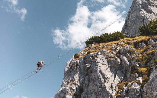 Die 12 spektakulärsten Klettersteige der Alpen