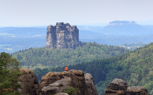 Schusterweg am Falkenstein in der Sächsischen Schweiz