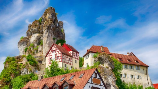 Tüchersfeld in Pottenstein: Malerisches Felsendorf