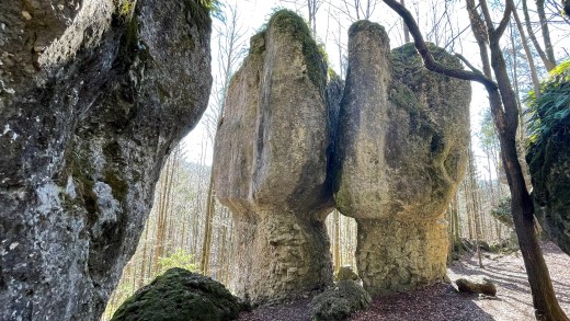 Wanderung zur Steinernen Stadt in der Fränkischen Schweiz