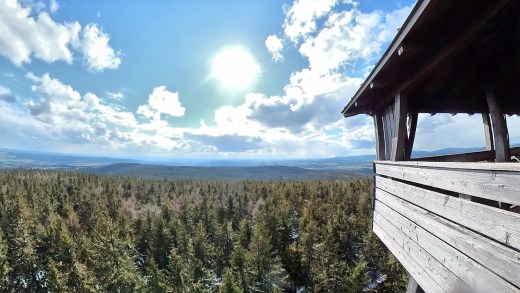 Wanderung zum Oberpfalzturm im Fichtelgebirge