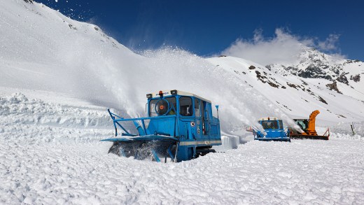 Schneeräumung an der Glocknerstraße: Bis 10 Meter Schnee