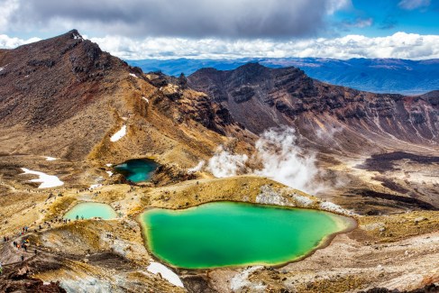 Tongariro-Überquerung in Neuseeland: Vulkane & Kraterseen