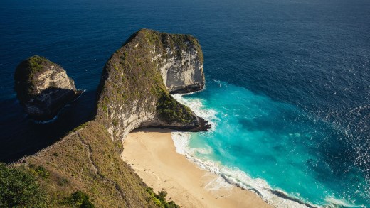 Kelingking Beach: Traumstrand auf Nusa Penida vor Bali