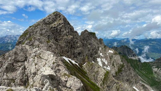 Hindelanger Klettersteig: Gratüberschreitung bei Oberstdorf