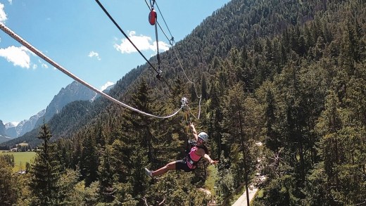 Pures Adrenalin: Die längste Zipline Europas in Südtirol