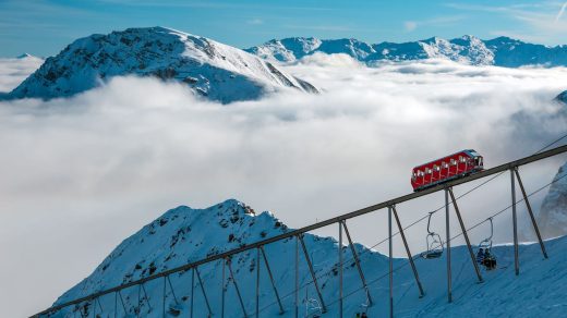 Skigebiet Axamer Lizum: Sportliches Skifahren bei Innsbruck