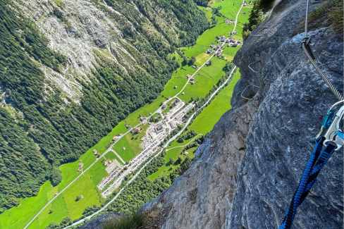 Mürren-Gimmelwald: Spektakulärer Klettersteig