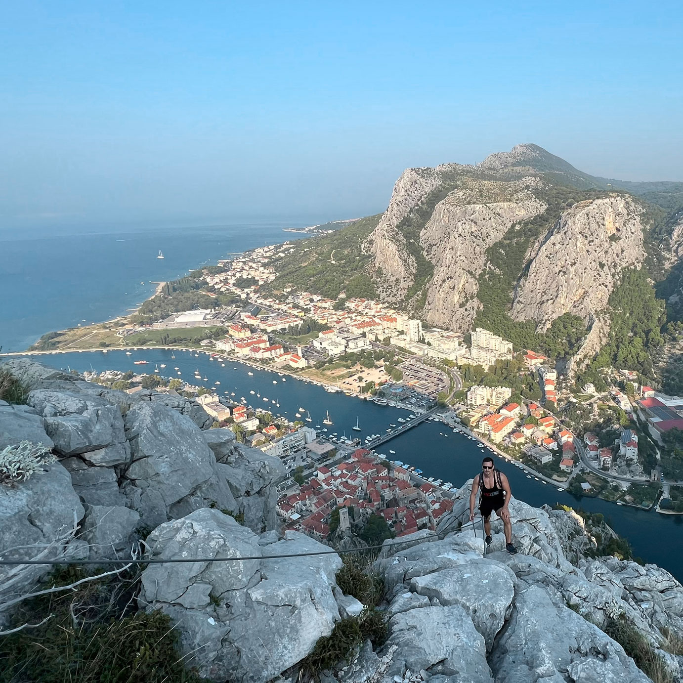 Omiš: Klettersteigabenteuer hoch über der Adria in Kroatien