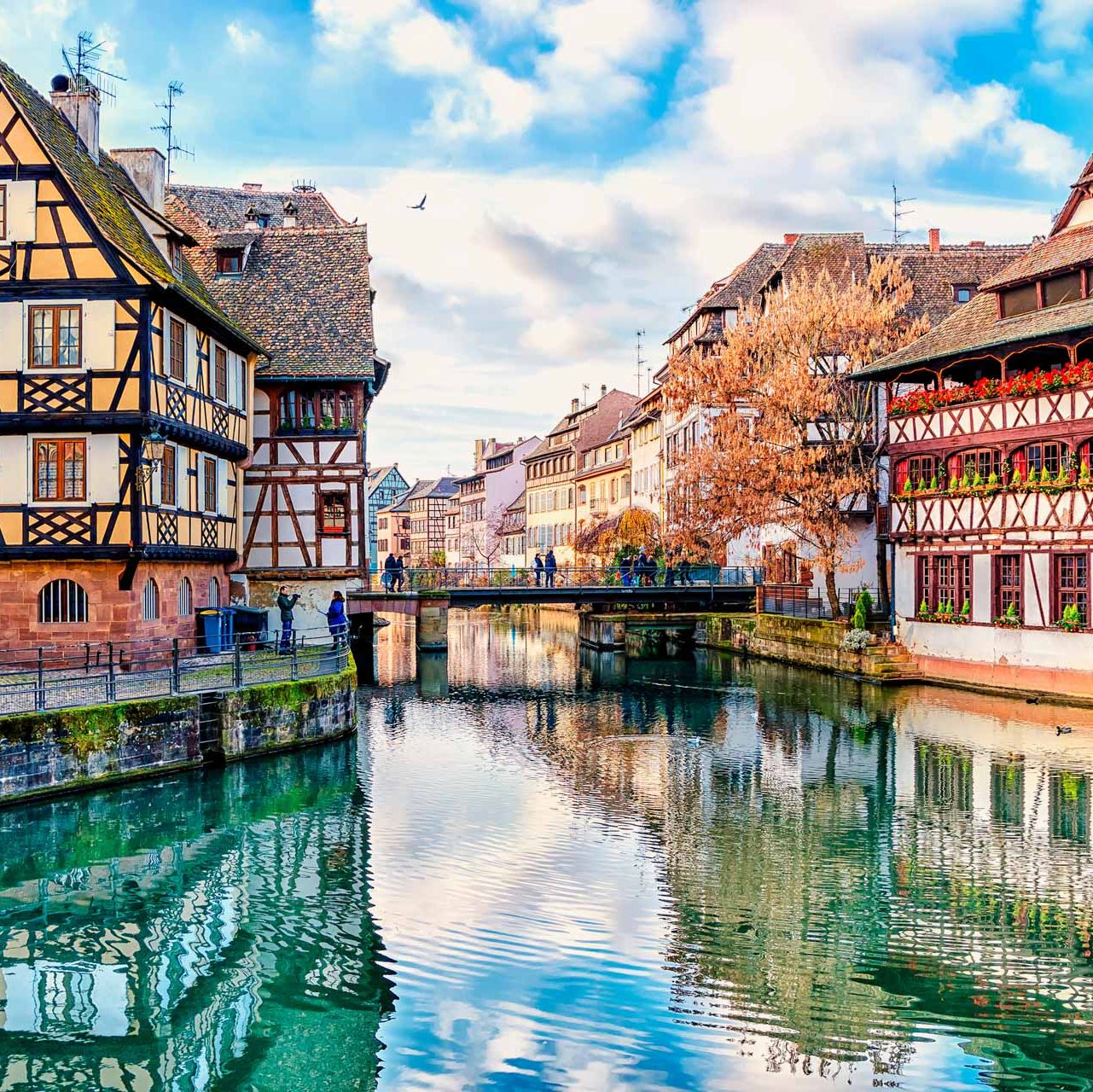 La Petite France: Romantisches Altstadtviertel in Straßburg im Elsass