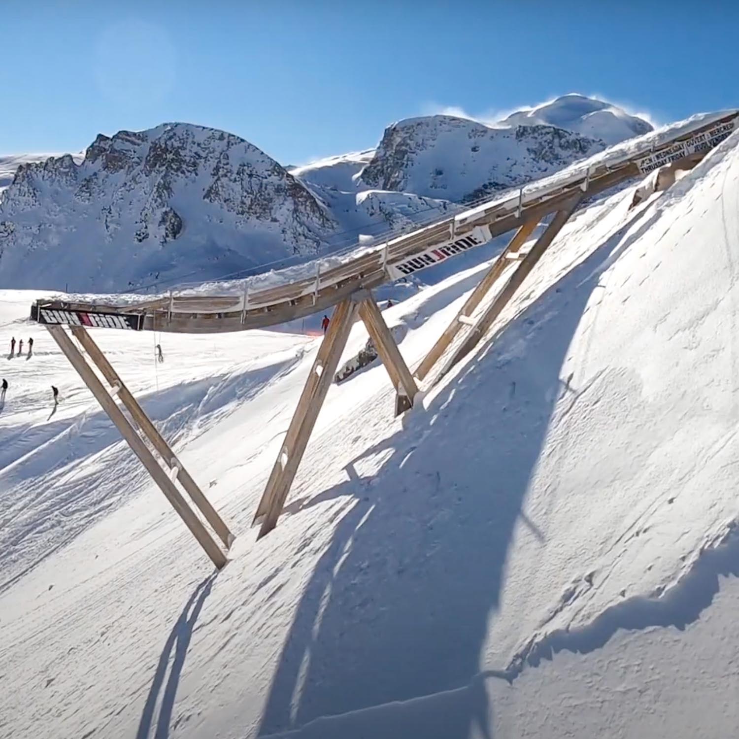 Skigebiet Tignes: Adrenalin pur auf dem Bun-J Ride