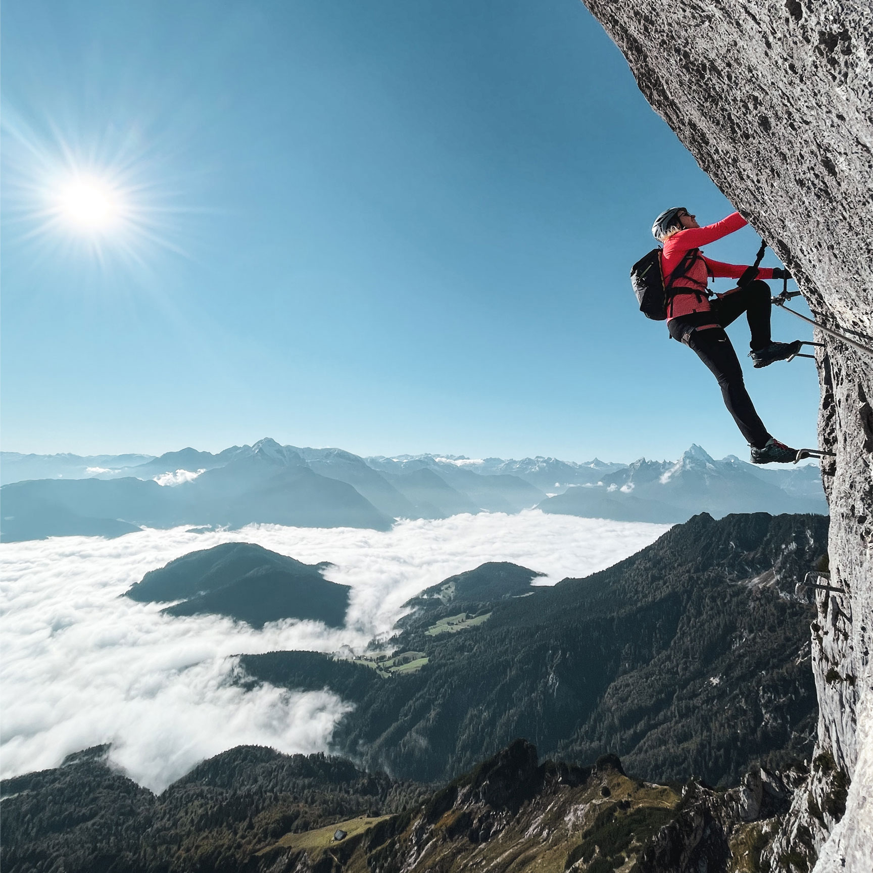 Hochthron-Klettersteig: Adrenalin pur am Untersberg