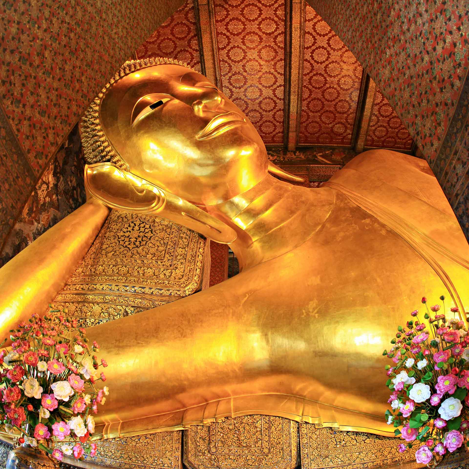 Wat Pho in Bangkok: Zu Füßen des riesigen Buddhas