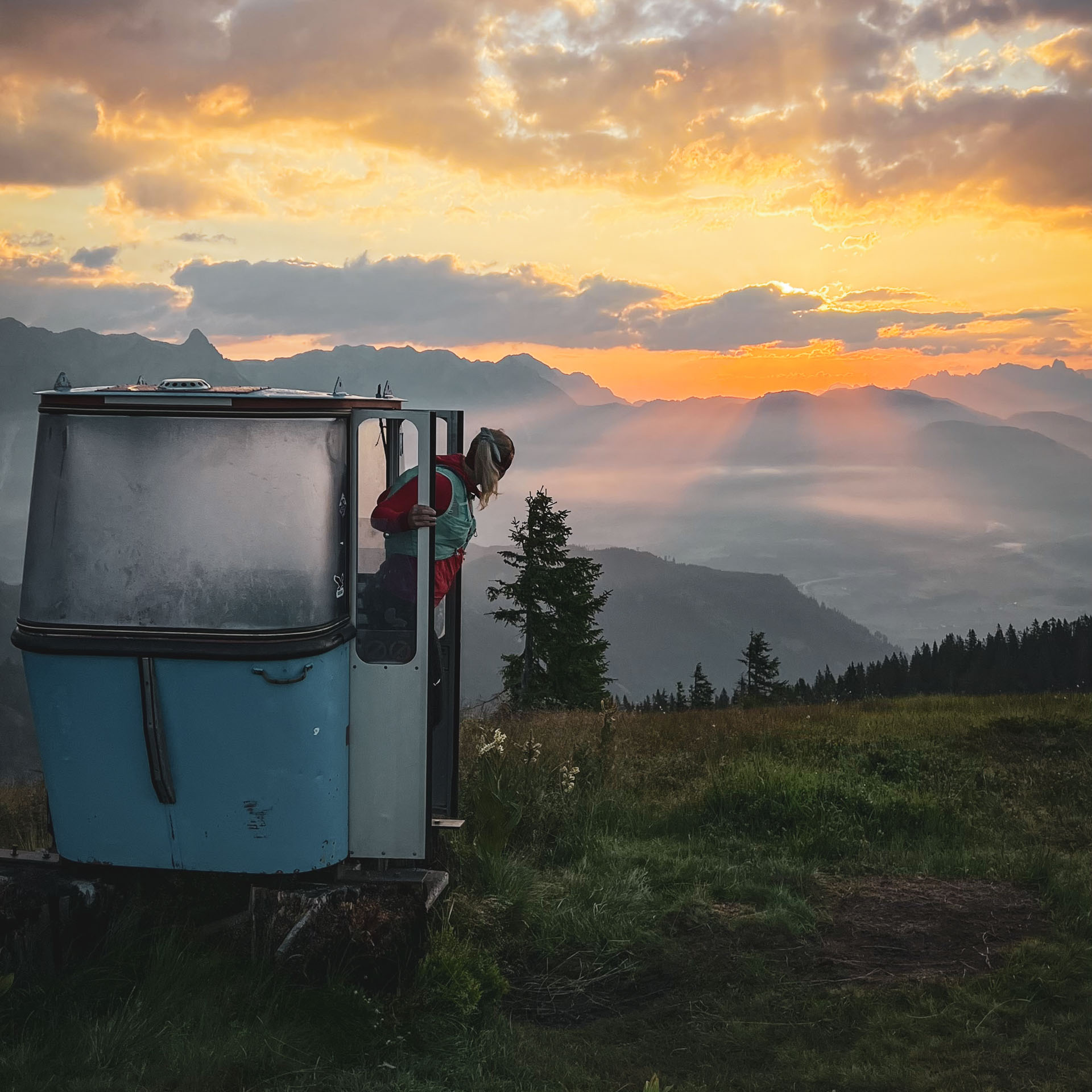 Hochkeil: Wanderung zur alten Gondel am Hochkönig
