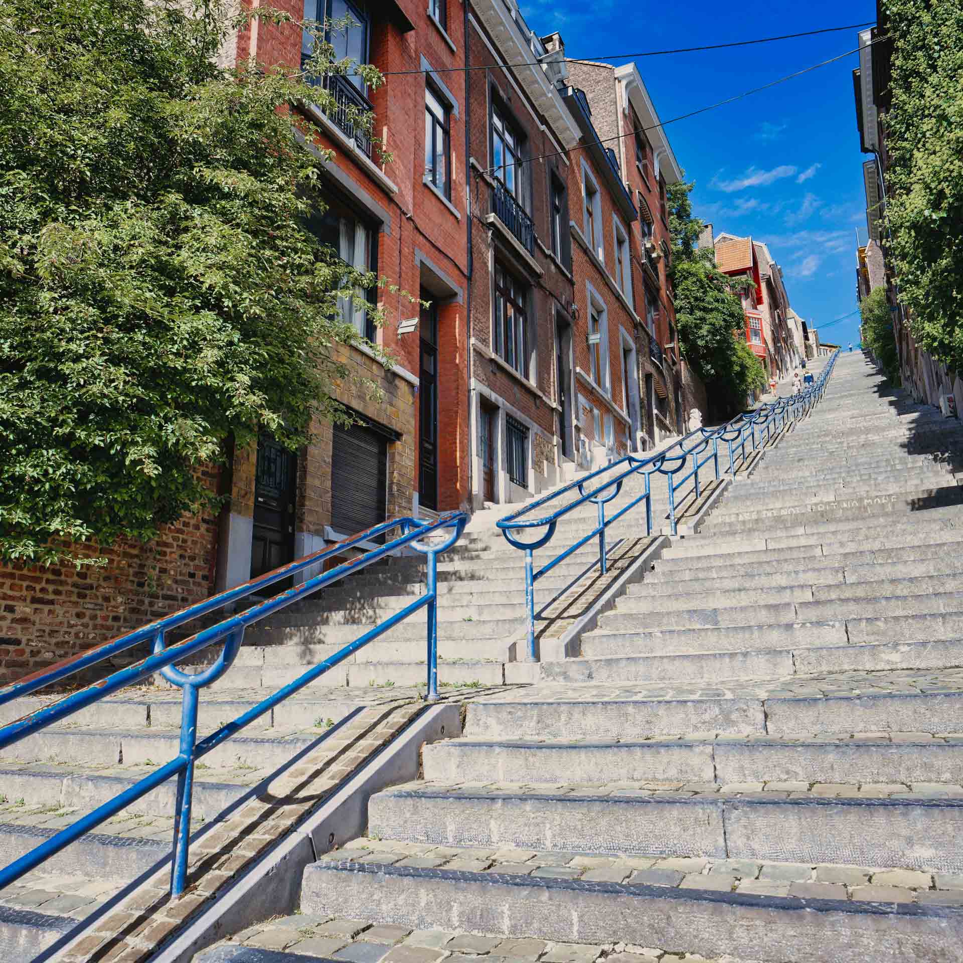 Montagne de Bueren: Lüttichs berühmte Treppe mit 374 Stufen