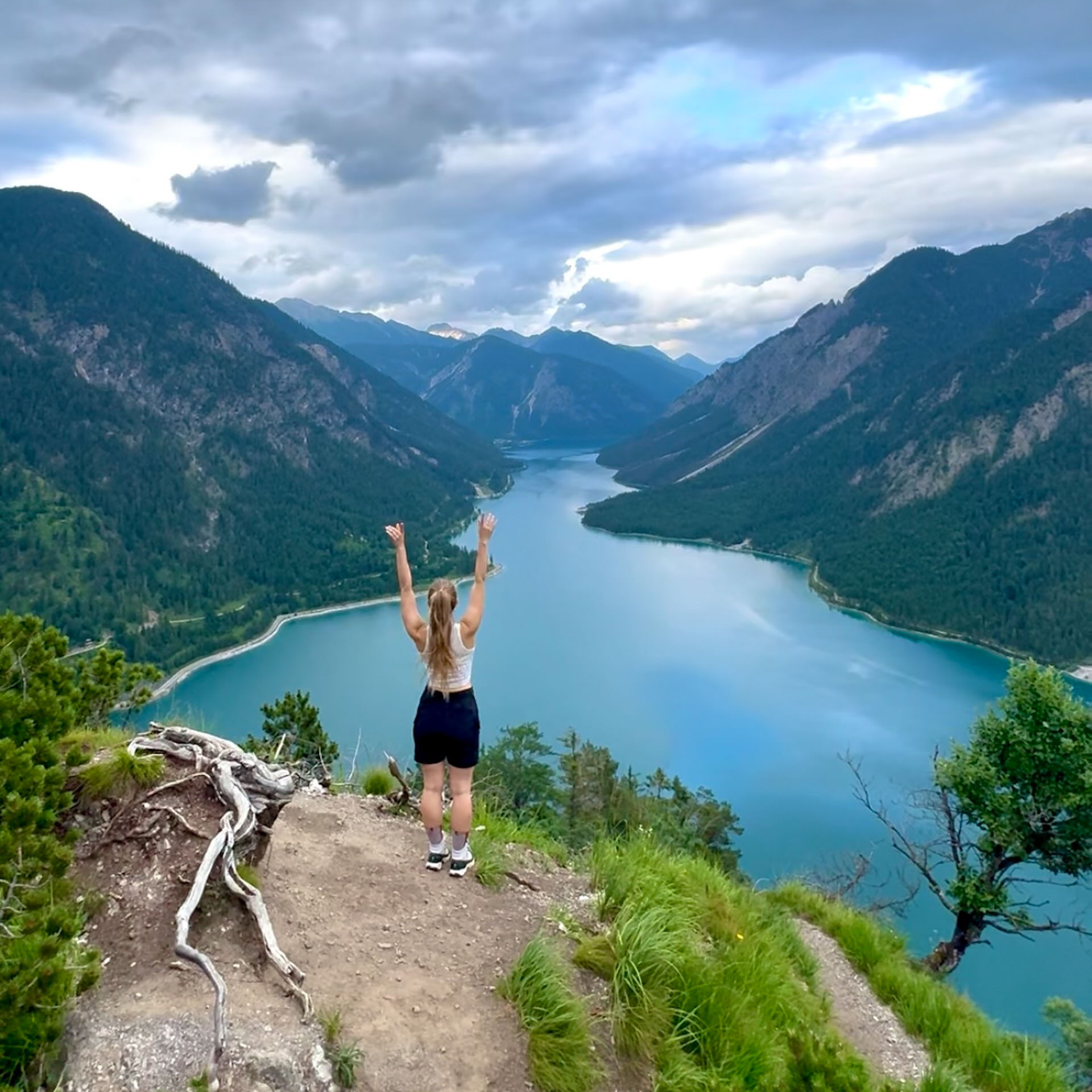 Wanderung zum Grätle am Plansee: Über dem Fjord Tirols