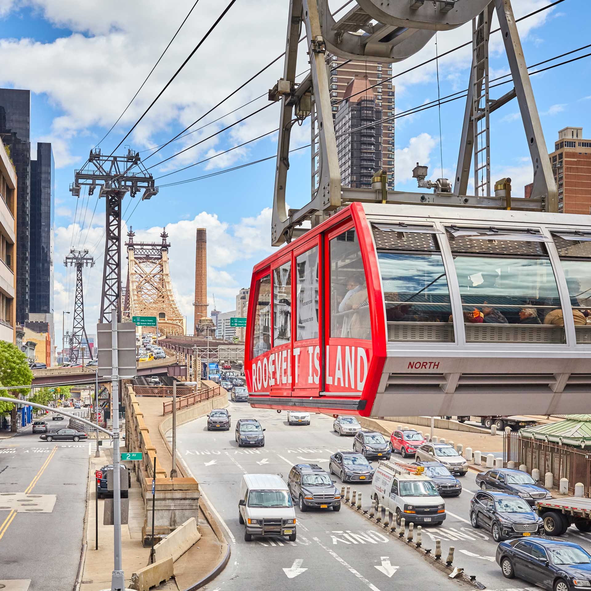 Roosevelt Island Tramway: Über den East River in New York