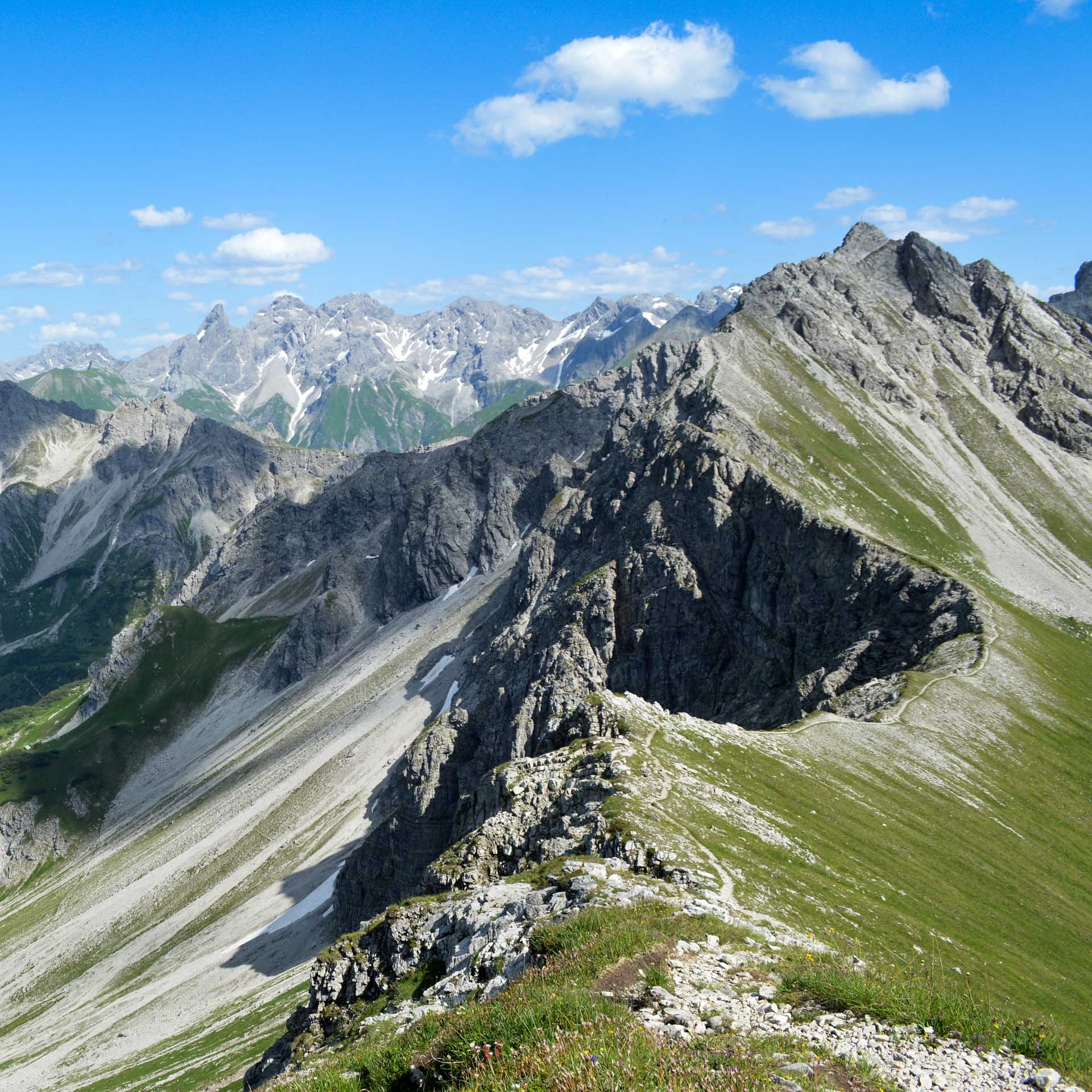 Walser Hammerspitze: Gratwanderung bei Oberstdorf