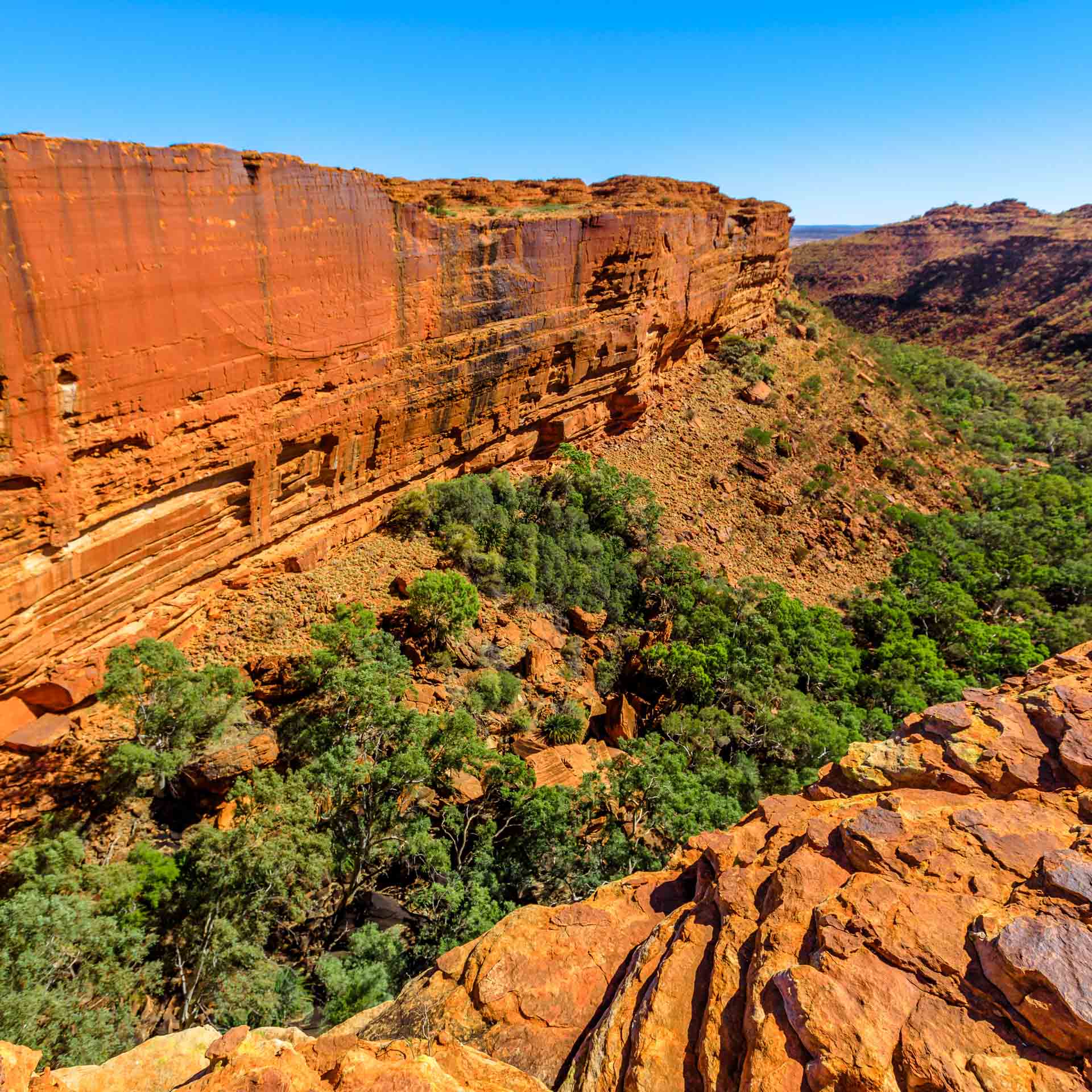 Kings Canyon: Rim Walk-Wanderung im Outback