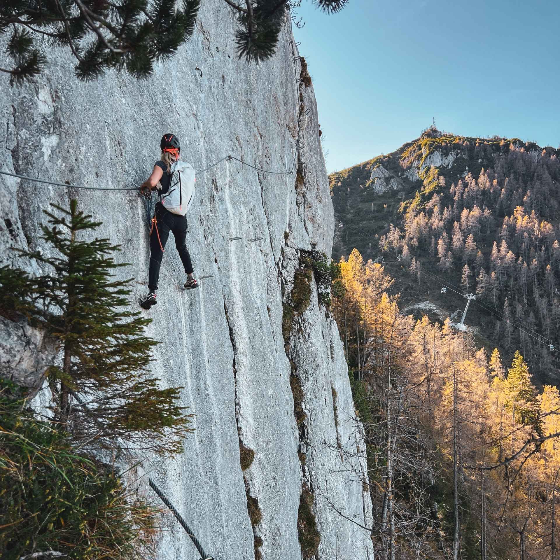 Jenner-Klettersteige: Luftige Kletterei über dem Königssee