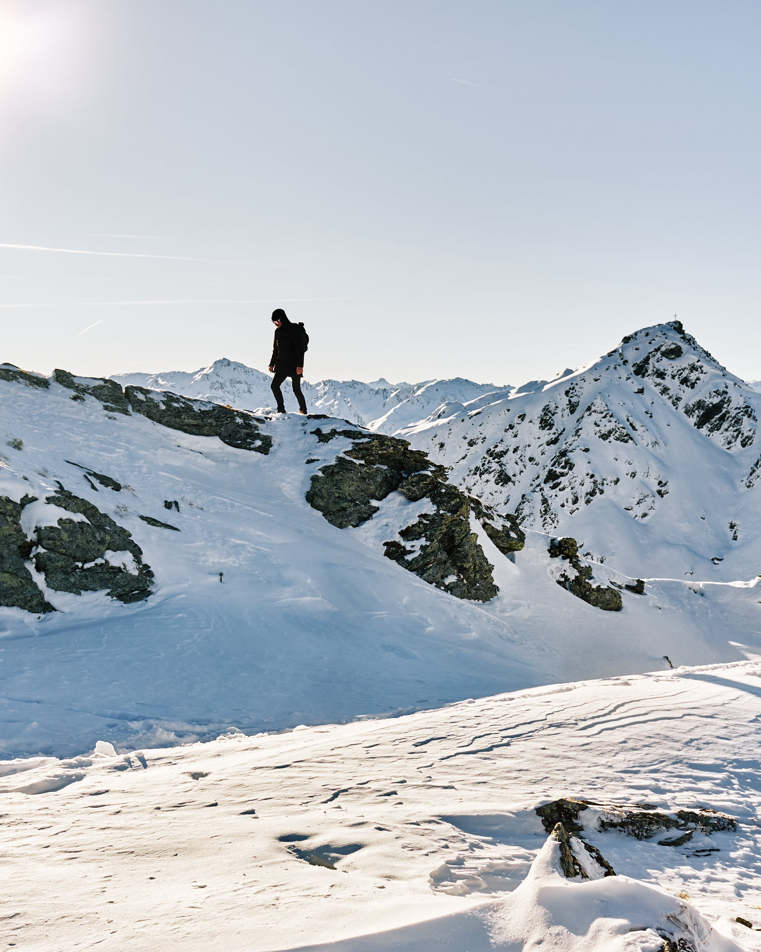 Wintersteig im Hochzillertal: Über den Grat zum Wimbachkopf