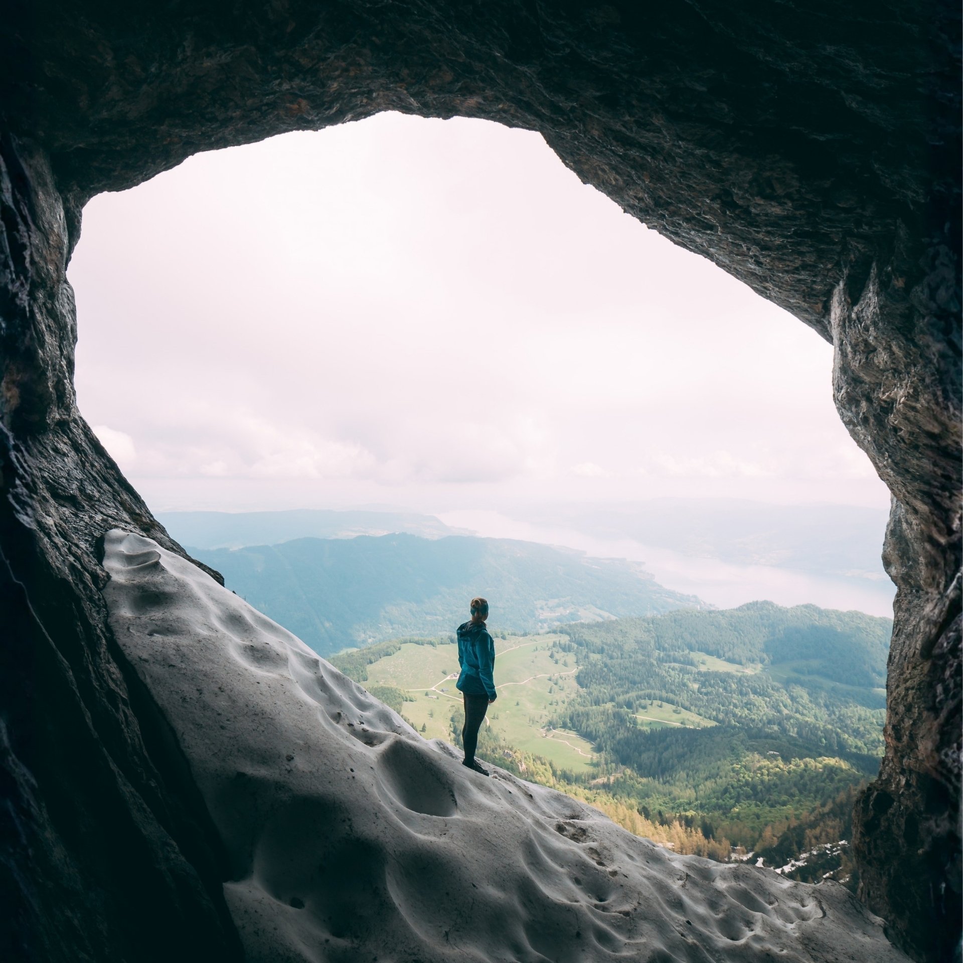 Adlerhöhle: Versteckter Ausblick im Purtschellersteig