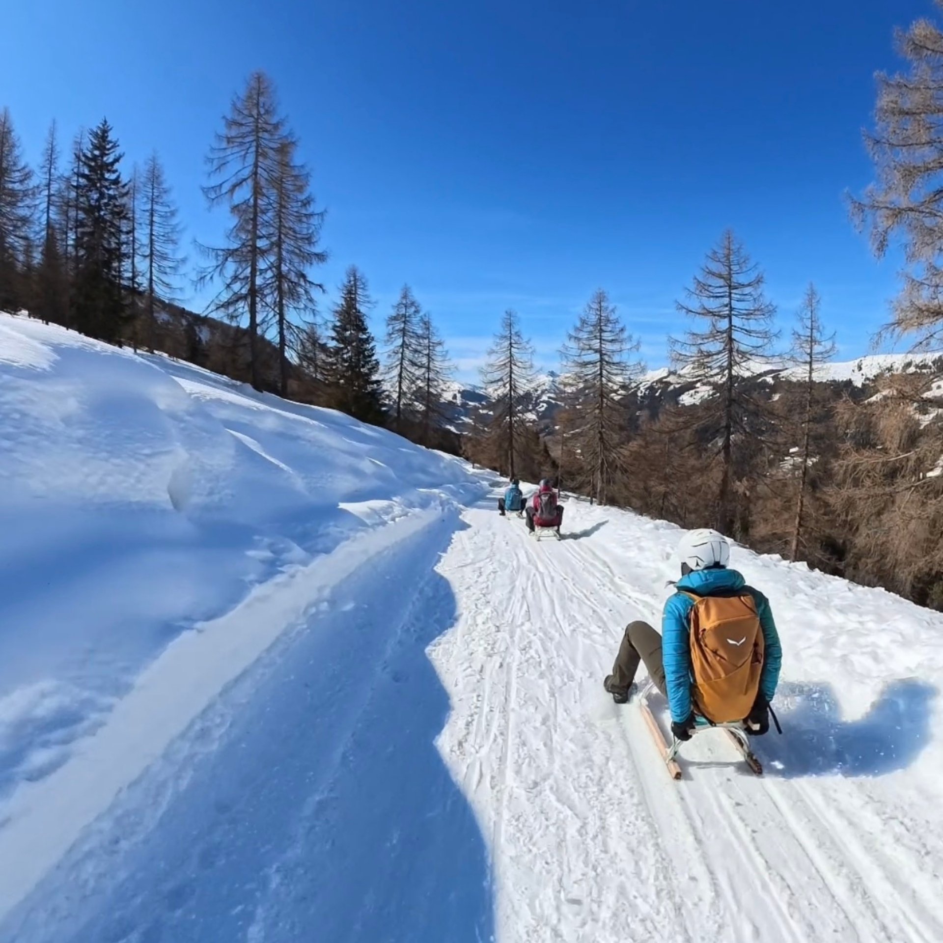 Loosbühelalm: Winterwanderung und Rodelspaß!