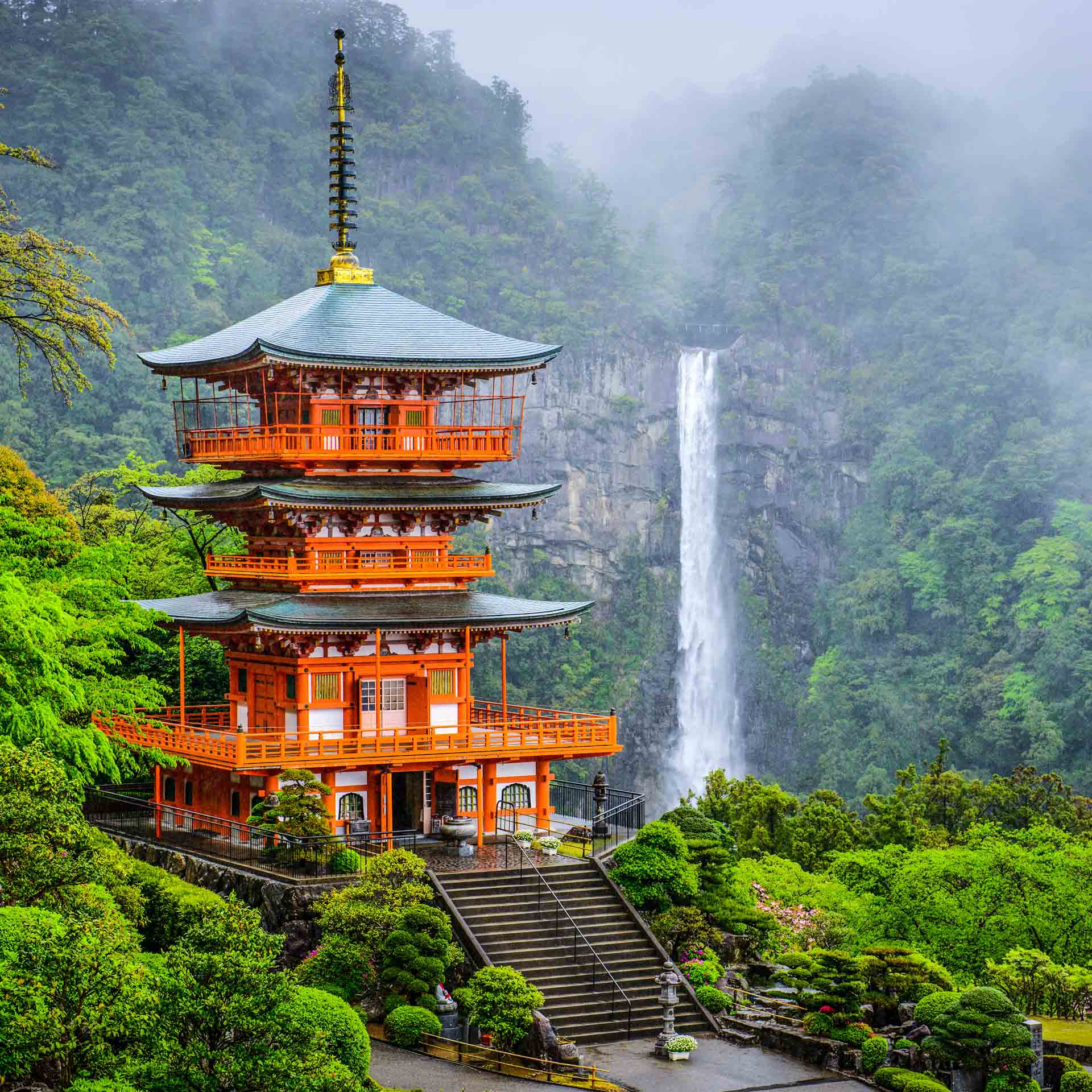 Nachi-Wasserfall: Japans höchster Wasserfall