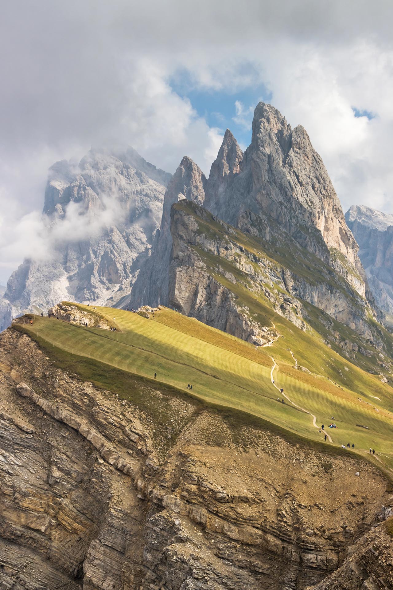 Spektakuläre Durchquerung der Geislerspitzen in Südtirol