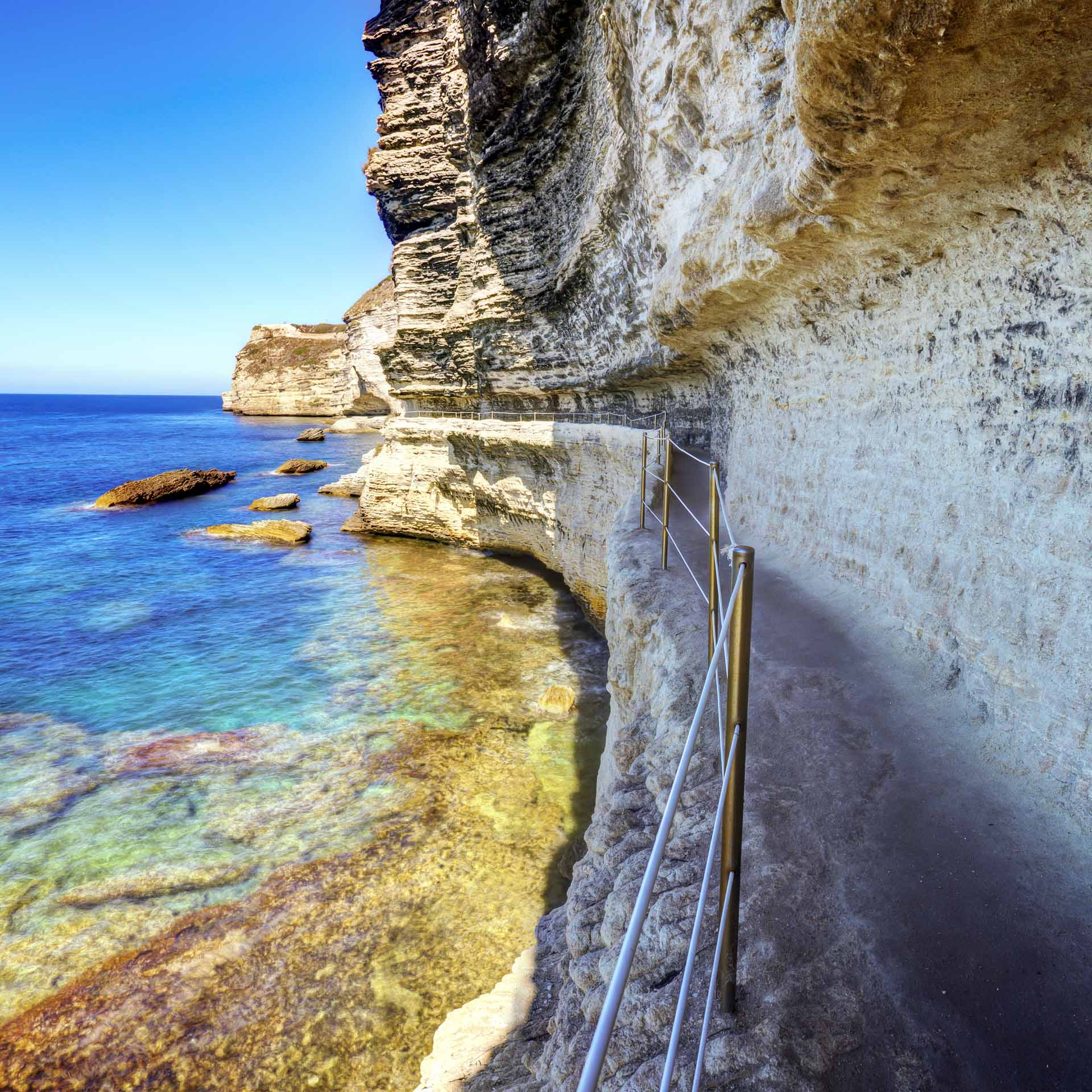 Treppe des Königs von Aragon: 189 Stufen in Bonifacio