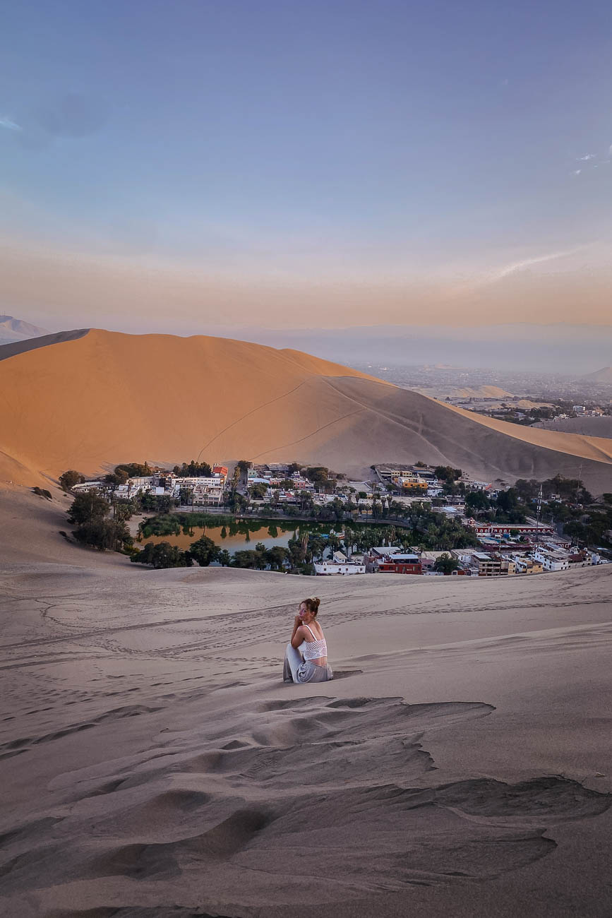 Huacachina in Peru: Berühmte Wüstenoase bei Ica